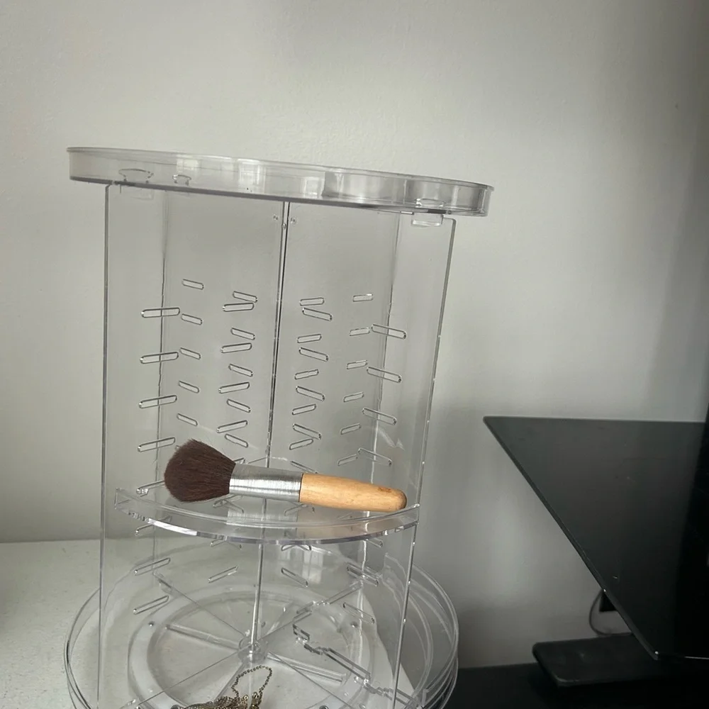 Clear Rotating Makeup Organizer new large